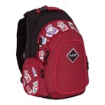 Sac � dos recycl� - bodypack - instagram rouge - 48 cm - enfant - fille - multifonction
