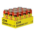 Boissons énergisantes cellucor - boisson c4 energy - millions strawberry pack de 12 Boissons énergisantes cellucor - boisson c4 energy - millions strawberry pack de 12