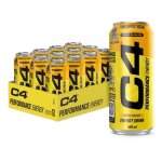 Boissons nergisantes cellucor - boisson c4 energy - pineapple head pack de 12
