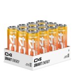 Boissons nergisantes cellucor - c4 smart energy - mango pack de 12