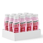 Boissons protines nutramino - protein milkshake - fraise pack de 12