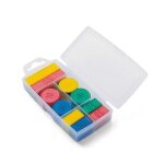 Boite 100 jetons plastique numerotes pour nain jaune, belote - accessoires - jeux de societe - jeujura ...