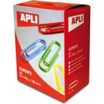 Trombones - apli - 32 mm - bo�te de 100 - couleurs assorties