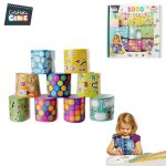 Autocollants - cr�ateur de g�nie - boite de 1000 - multicolore - 9 th�mes vari�s - pour enfants