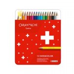 Boite de 18 crayons de couleur permanents - caran dache