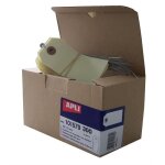 �tiquettes am�ricaines - agipa - 100 x 51 mm - bo�te de 300 - r�sistantes - avec fil de fer