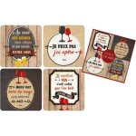 Boite de 4 sous verres ap�ro