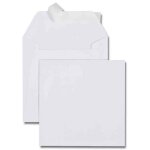 Enveloppes carr�es - gpv - 150x150 mm - 120 g / m� - bo�te de 500 - papier blanc durable