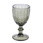 Bote de 6 verres  pied gris - amadeus