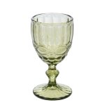 Bote de 6 verres  pied vert - amadeus