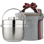 Boîte alimentaire garde - chaud inox avec sac isotherme boîte à lunch isolée conteneur de nourriture ... Boîte alimentaire garde - chaud inox avec sac isotherme boîte à lunch isolée conteneur de nourriture ...