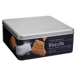 Bo�te biscuits m�tal black edition noir - 5 five simply smart