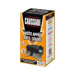 Boite appat rats & souris avec cle de fermeture - caussade - noire - l 175cm x l 11cm x h 26cm - carbavclen ...