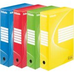 Bo�te archive carton ondul� - svatv - lot de 10 - 80 mm - a4 - 600 feuilles - montage rapide - couleurs ...