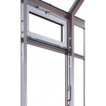 Ferme - imposte - geze - 030 611 - argent - extra plat - rversible