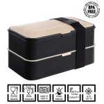 Boîte bento lunchnoir micro - ondes & lave - vaisselle boîte déjeuner bois adultes ou enfants premium ... Boîte bento lunchnoir micro - ondes & lave - vaisselle boîte déjeuner bois adultes ou enfants premium ...