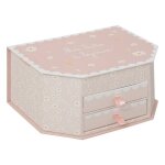 Bo�te � bijoux enfants lana 21x10cm rose - atmosphera cr�ateur dint�rieur