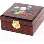 Boite � bijoux mod�le fortune - bois laqu� et miroir