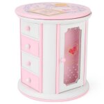 Bote  bijoux musicale cadeau magique pour enfants bote  musique scintillante - avec miroir
