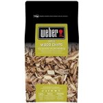 Bote de bois de fumage - weber - pomme - 0, 7kg - sac refermable en plastique