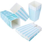 Bo�te - cadeau de f�te de bonbons - popcorn bo�tes - 36pcs - couleur bleu - mat�riel papier