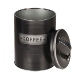 Boite  cafe cylindrique metal