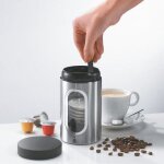 Boite a cafe pour dosettes ou vrac 250g piero - gefu