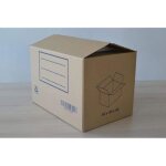 Boîte en carton - fun&go - 60 x 40 x 40 cm - marron - mixte - robuste Boîte en carton - fun&go - 60 x 40 x 40 cm - marron - mixte - robuste