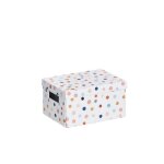 Bote en carton  pois 18x25x13
