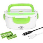 Boîte chauffante lunch box Électrique - inox - 220v - 1200ml - 2 compartiments - nettoyage facile Boîte chauffante lunch box Électrique - inox - 220v - 1200ml - 2 compartiments - nettoyage facile