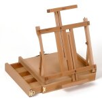 Boite chevalet de table lutrin - lefranc et bourgeois - botticelli - bois de hêtre - poignée en cuir ... Boite chevalet de table lutrin - lefranc et bourgeois - botticelli - bois de hêtre - poignée en cuir ...