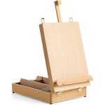 Bote chevalet de table - pour tableau - voyage - bois de htre - liffey - lefranc bourgeois