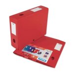 Boite de classement - elba - memphis - polypropylène - rouge - dos 80mm - 240 x 320mm Boite de classement - elba - memphis - polypropylène - rouge - dos 80mm - 240 x 320mm