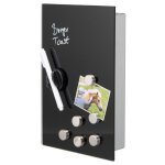 Bo�te � cl�s bremermann avec fa�ade en verre inscriptible 8 crochets 6 aimants 1 marqueur 1 porte - marqueur ...