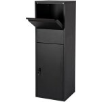 Wiltec bote  colis verrouillable noire 460 x 450 x 1400 mm bote au