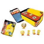Boite de collection - les simpsons - tinbox - figurine dore - ttes  collectionner - tatouages inclus ...