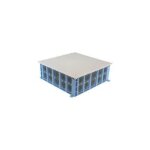 Boite de combles - eurohm - 200x200x85 mm - bbc - carr� - bleu
