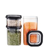 Bo�tes de conservation - gefu - pantry - lot de 3 - verre borosilicate - 400 / 900 / 1400 ml