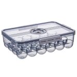 Bote de conservation de oeufs transparent pour rfrigrateurs de cuisine 24 oeufs style - gris - 24 ...