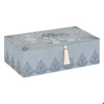 Bo�te � couture wild c�ramique bleu clair 30x185cm - atmosphera createur dinterieur