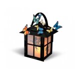 Bo�te cr�ative - lanterne � construire - noir - l 23 x h 4 x l 16 cm