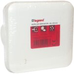 Bote de drivation carre - legrand - 80x80 mm - blanc