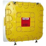 Bote de drivation legrand - 170x170x50mm - jaune - carr