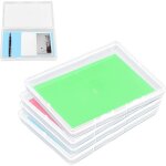 Bote  documents - transparent - lot de 4 - 305 x 223 x 22 cm - matriau impermable - organiseur a4 ...