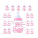Boite a dragees 18 bouteille bonbonni�re bonbons bapt�me bebe fille baby shower deco et d�coration f�te ...
