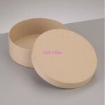 Bote - efco - ronde haute - couvercle en carton - diamtre 125cm - hauteur 7cm