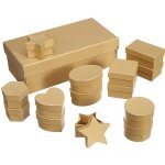 Bo�te emballage cadeau - folia - 31510 - couleur beige - 15 pi�ces - carton