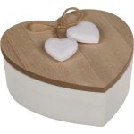 Bo�te en forme de c?ur en bois - ootb