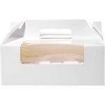 Bo�te � g�teau muffin - noname - 12 pcs - avec fen�tre - s�parations incluses - 6 cupcakes
