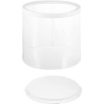 Boîte à gâteau ronde avec couvercle grande boîte à gâteau transparente grande - 11 (28 x 25 cm) Boîte à gâteau ronde avec couvercle grande boîte à gâteau transparente grande - 11 (28 x 25 cm)